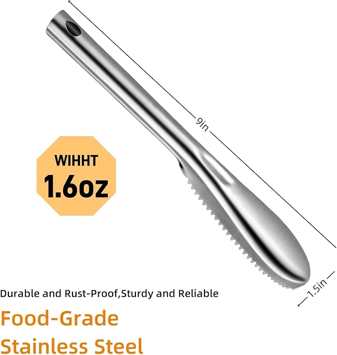 2Pcs Fish Scaler, Fish Scaler Remover for Quick & Easy Fish Scaling Cleaning, Fish Descaler Tool Fish Scraper Peeler Scraping, Reliable Fish Scraper Fish Cleaner Tool for Fish Scaling Cleaning