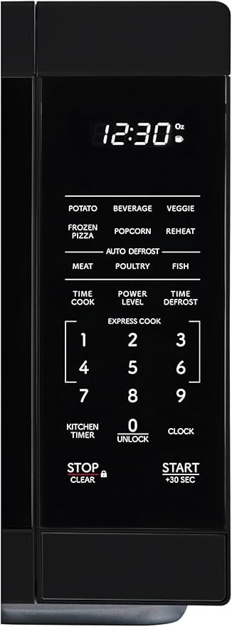 SHARP Countertop Microwave Oven with Removable 12.4" Carousel Turntable, 1000 Watt, 1.1 Cubic Feet, Black
