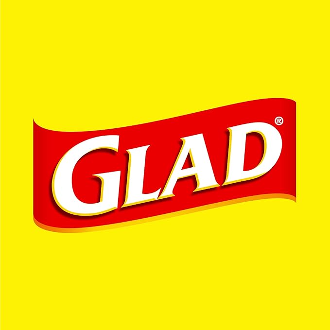 Glad Small Trash Bags 4 Gallon, Febreze Sweet Citron & Lime Garbage Bags, Odor Resistant with Drawstring, 80 Count