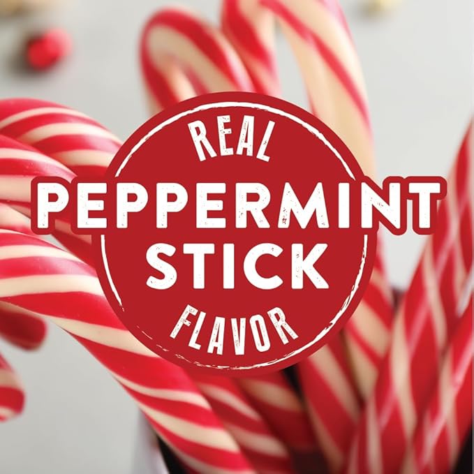 Two Rivers Coffee Peppermint Stick Flavored Ground Coffee, Perfectly Balanced, Always Smooth, Made with 100% Arabica Beans - Flavor Enhanced, 10 Ounce Bag