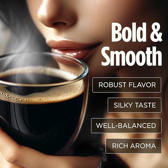 VitaCup Extra Shot Strong Coffee Pods, Bold & Intense Dark Roast w/Espresso Shot, High Caffeine, Vitamin B12, Antioxidants, Single Serve Pod Compatible with Keurig K-Cup Brewers, 64ct