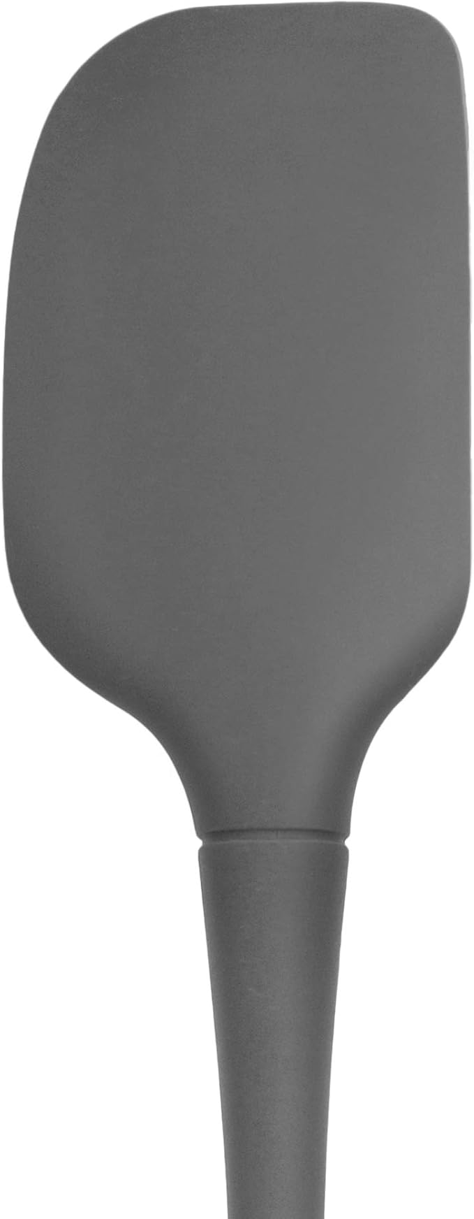 Tovolo Silicone Spatula for Cooking Baking Mixing Scraping Bowls Heavy Duty Dishwasher Safe Large Long Handle BPA Free One Piece Silicone Spatula Kitchen Utensil Heat Resistant, Charcoal Gray