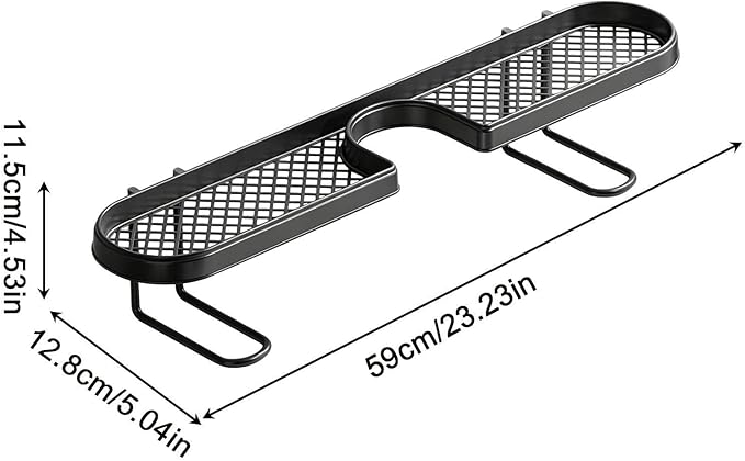U Shape Faucet Storage Rack, Enhanced Usability Convenience, 11.5x12.8x59cm, Kitchen Sink Organizer, Sink Storage Rack, Space-Saving Design, For Kitchen Countertop Bathroom Dorm