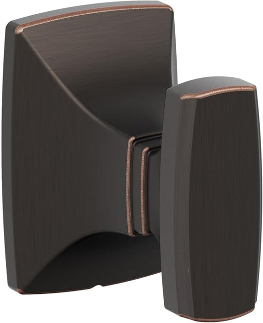 Amerock BH36010ORB | Oil Rubbed Bronze Single Robe Hook | 2-5/8 in. (67 mm) Length Towel Holder | Highland Ridge | Towel Hook for Bathroom | Bathroom Hardware | Bath Accessories