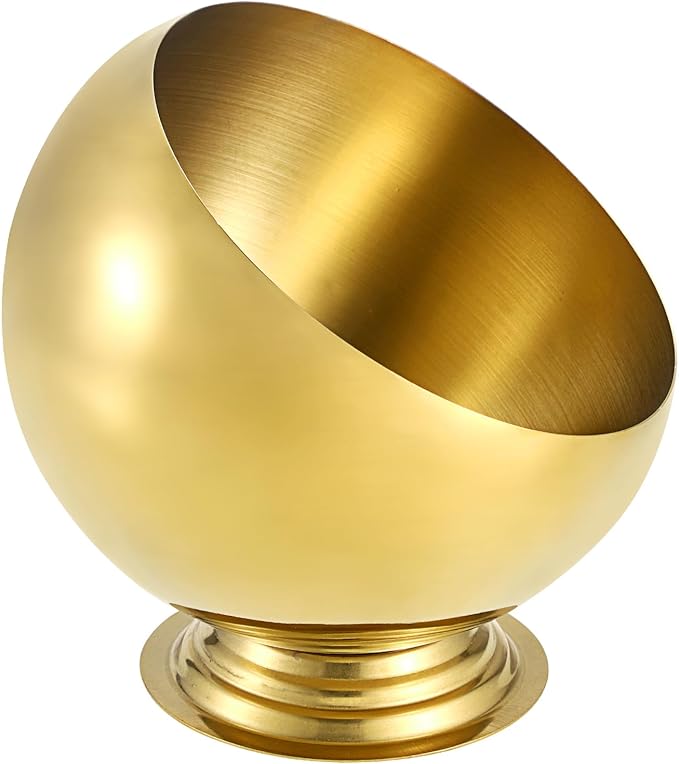 Golden Key Bowl for Entryway Table Decorative Storage Dish Catch All Bowl for Fruit Coffee Pod Holder Centerpiece for Kitchen Home Decor