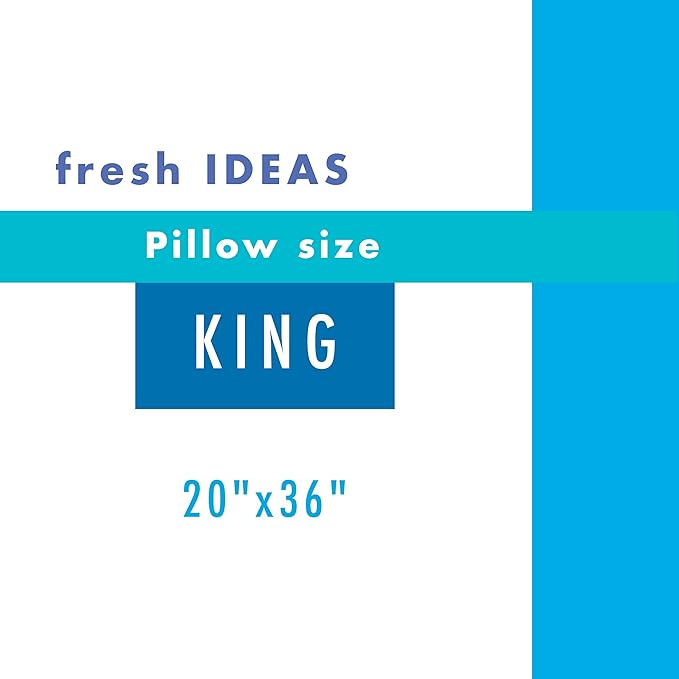 FRESH IDEAS Poplin Tailored 2-Pack Pillow Sham, King, Black (FRE201XXBLAC09)