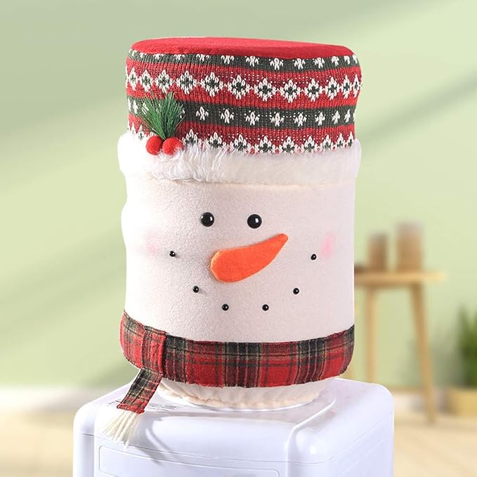 Acouto on Dispensers,Reusable Cover with Festive Design Reusable Dispenser Cover,Christmas Kitchen Decor,Festive,Holiday Dispenser Decoration,Cloth Co (179)