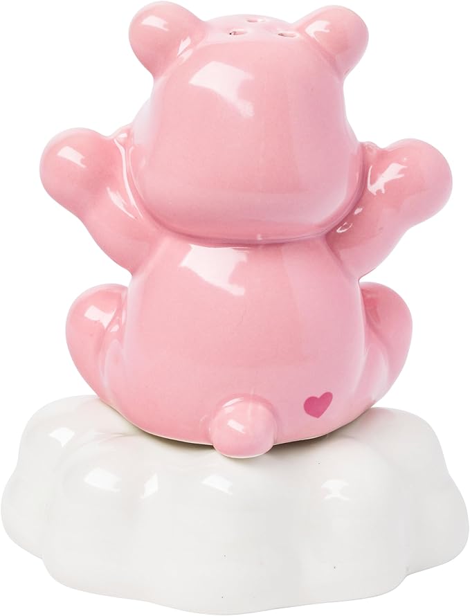 Silver Buffalo Care Bears 3d Ceramic Salt and Pepper Shaker Set Featuring Cheer Bear, 3.6” x 2.7” x 4.25”