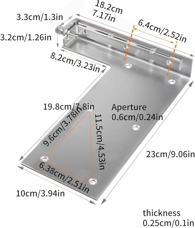 High Strength Invisible L Shaped Brackets Accessory for Secure Cabinet Installation in Kitchens and Living Room Interior Designers Fixture