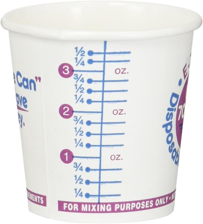E-Z Mix EZX70004 Disposable Paper Mixing Cup (s - 1/4 Pint Cups 400), White