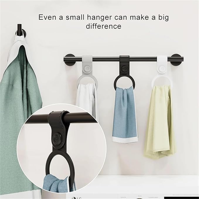 12pcs Silicone Kitchen Towel Holder, Hanging Towels; Dish for Cabinet, Oven, Stove, Sink Durable(Mix)