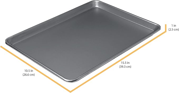 Chicago Metallic Professional Non-Stick Cooking/Baking Sheet, 14.75-Inch-by-9.75-Inch