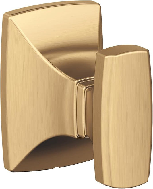 Amerock BH36010CZ | Champagne Bronze Single Robe Hook | 2-5/8 in. (67 mm) Length Towel Holder | Highland Ridge | Towel Hook for Bathroom | Bathroom Hardware | Bath Accessories