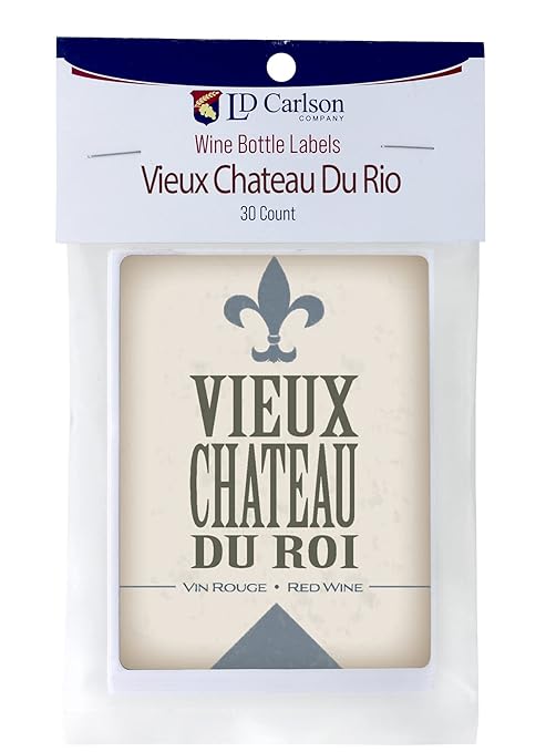 Home Brew Ohio Vieux Chateau du Roi Wine Labels
