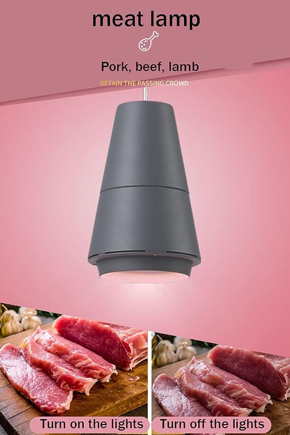 Fresh Food Pendant Light for Supermarket, Lamp for Fruit Vegetable Bread Seafood and Meat, Food Chandelier(Seafood Lamp)