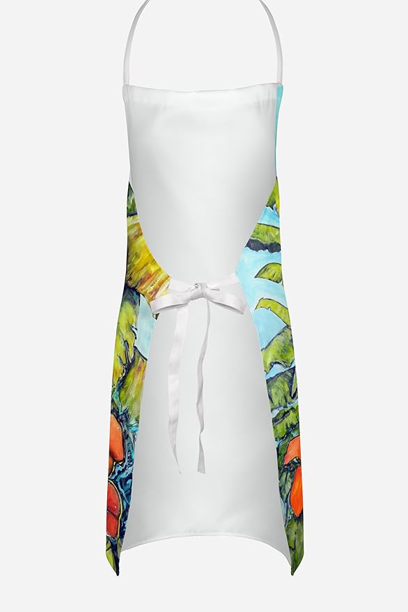 Caroline's Treasures Banana Cabana Apron Cooking Kitchen Server Baking Crafts Gardening for Adult Women Men, Unisex, Large, Multicolor