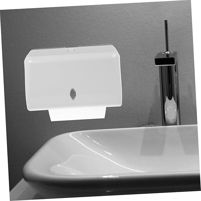 Cabilock -Mounted Paper Towel Dispenser Versatile Hand Towel Holder for Kitchen and Bathroom Space-Saving Design Easy Installation