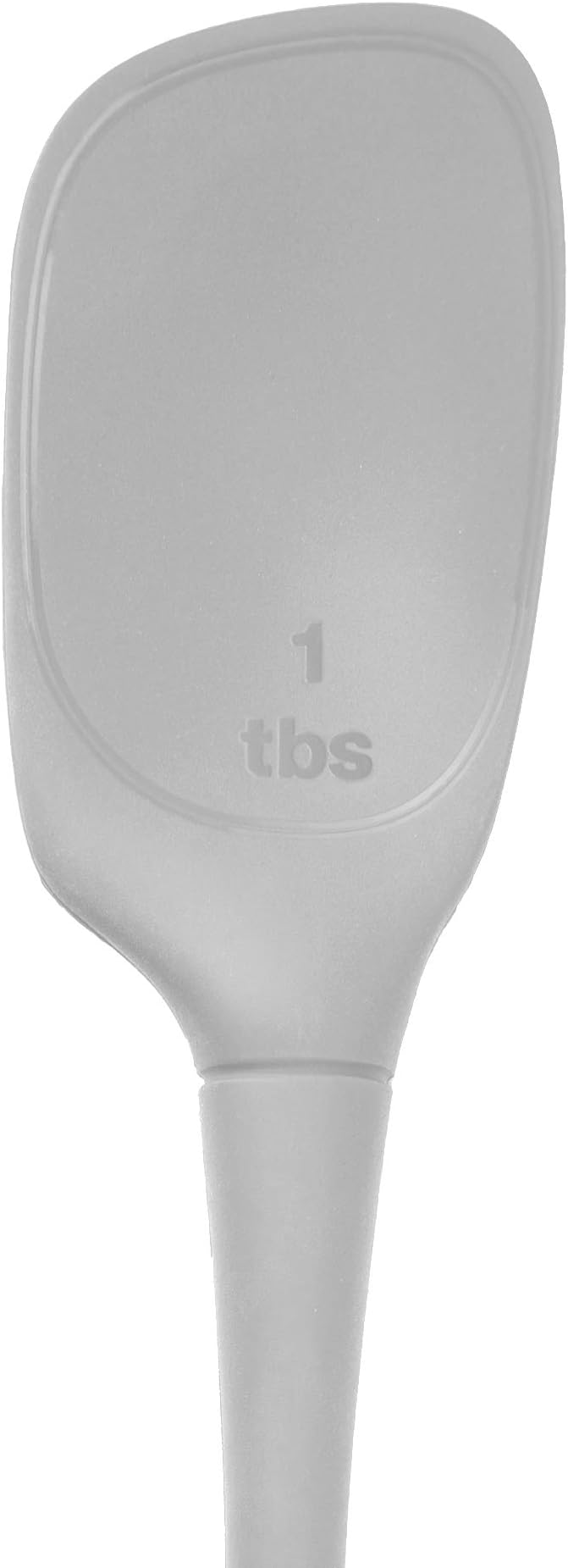 Tovolo Flex Core Silicone Deep Spoonula with Angled Head for Stirring Scooping and Serving, Dishwasher Safe BPA Free Heat Resistant Spoon Spatula Kitchen Utensil for Cooking Baking, Oyster Gray