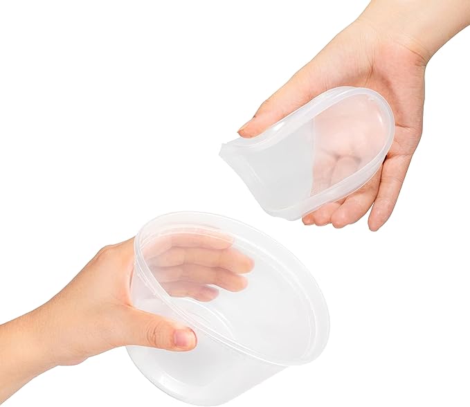 TashiBox 24 Sets Plastic Deli Food Containers With Lids, 8 oz 16oz 32oz, 8 sets each, Airtight Food Storage Containers, Freezer/Dishwasher/Microwave Safe, Soup Containers For Takeout Food Storage