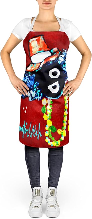 Caroline's Treasures Zee Bee Apron Cooking Kitchen Server Baking Crafts Gardening for Adult Women Men, Unisex, Large, Multicolor