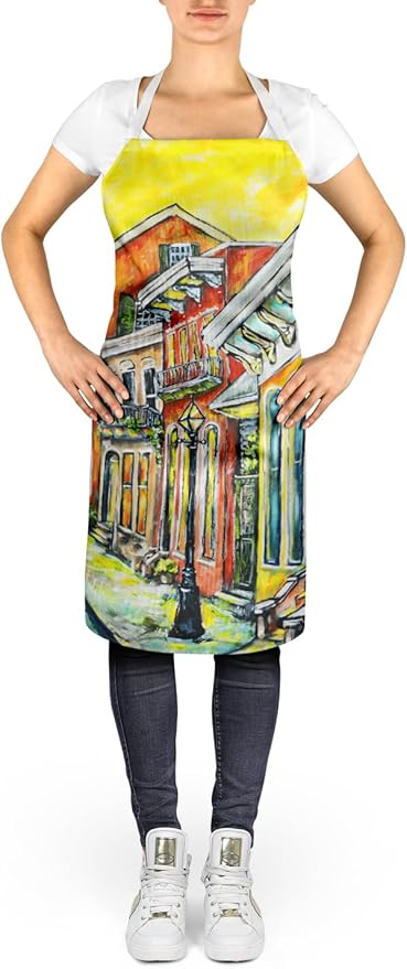 Caroline's Treasures Remember When Apron Cooking Kitchen Server Baking Crafts Gardening for Adult Women Men, Unisex, Large, Multicolor