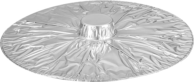 Foil Lux 8.5 Quart Pans And Lids, 10 Disposable Pots With Lids - Oven-Ready, Stove Compatible, Aluminum Foil Baking Pans, Freezable, For Outdoor Camping, Vacation, Picnic, And More - Restaurantware