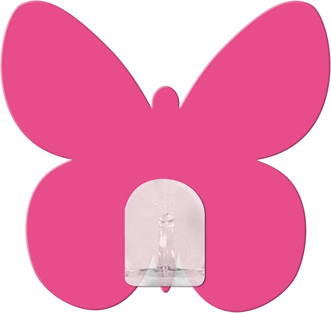 RoomMates RMK2229HK Bright Pink Butterfly Magic Hook