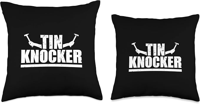 Tin Knocker Hammers Sheet Metal Worker Throw Pillow