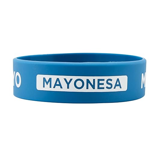 Restaurantware Silicone Squeeze Bottle Band 10 Count 2.75 Inch Dishwasher Safe Condiment Identification Band, Mayo Blue Non-Slip Label Band for Condiment Labeling at Restaurants, Food Trucks