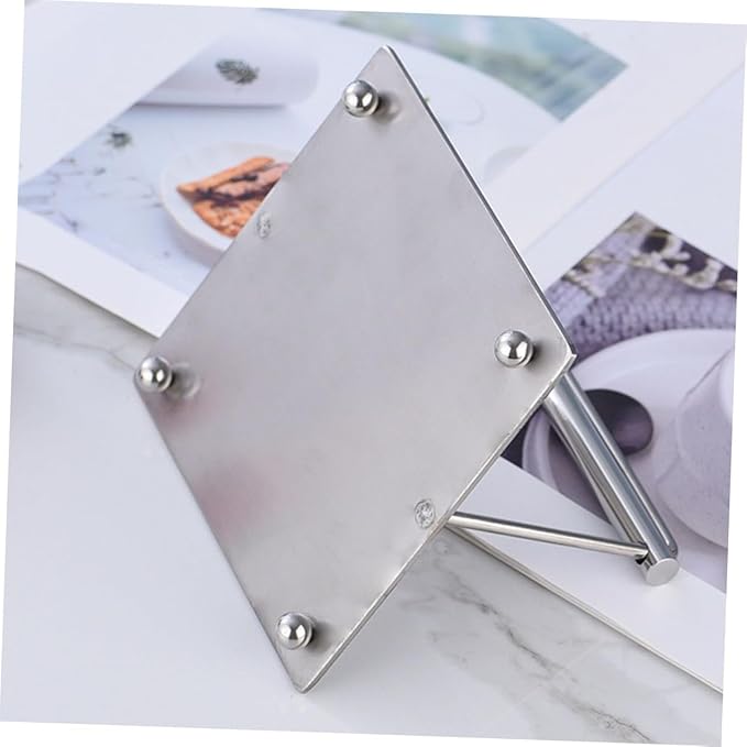 1pc Silver Napkin Holder Rack Modern Tissue Paper Stand for Kitchen Bedroom Restaurant Hotel Decor Paper Towel Holder Stylish Design for Everyday Use