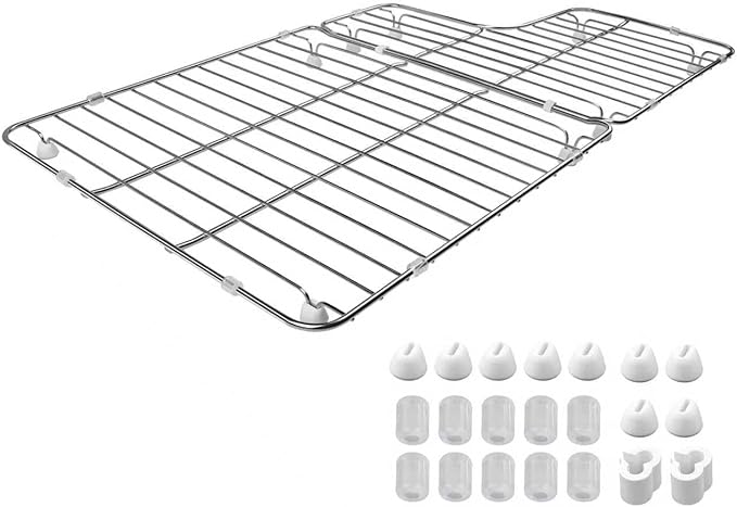 K-6449-ST Kitchen Sink Rack, 26.18'' x 14.76'' for Kohler Whitehaven K-5826 and K-5827 Sink