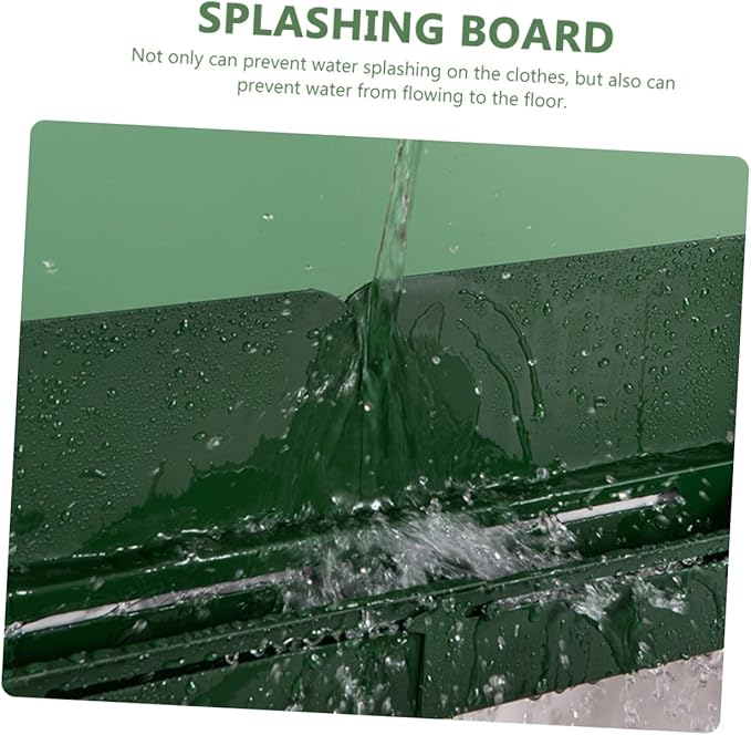 Veemoon Kitchen Sink Retaining Plate Versatile -splash Baffle for Easy Installation Compact Storage and Stylish Kitchen Organization for Home Use
