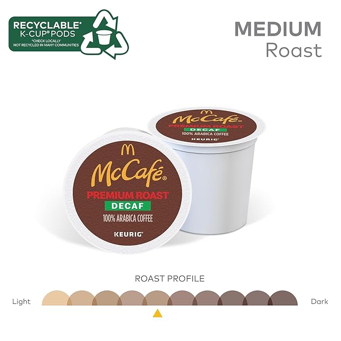 McCafe Premium Roast Decaf K-Cup, 24/bx