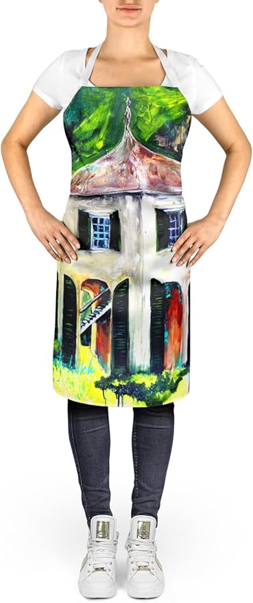 Caroline's Treasures Batchelors Pad Garsoniere Apron Cooking Kitchen Server Baking Crafts Gardening for Adult Women Men, Unisex, Large, Multicolor