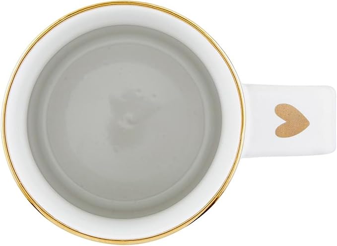 Santa Barbara Design Studio Holiday Ceramic Mug with Gold Foil Detail, 16-Ounces, Love You