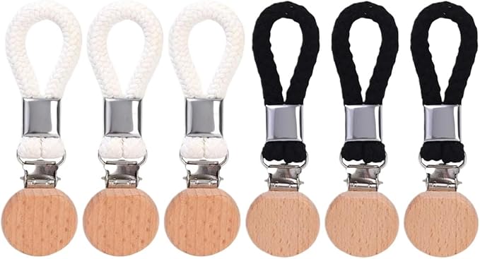 15pcs Braided Bathroom Towel Clips Multipurpose Clothes Hats Organizer Holder Slip Metal Clamp Kitchen Home Storage(White)
