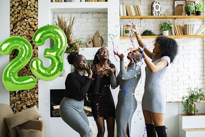 Numbers Balloon 3, 40 Inch Large Light Green Balloon for Three Year Old Birthday Decor, 3 13 30 31 Birthday Party Decorations for Wedding Supplies