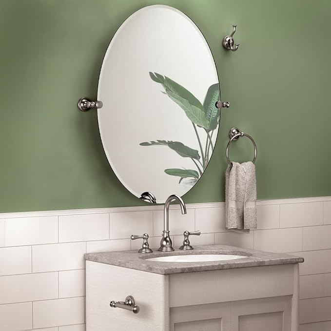 Gatco 4023AZ Tavern Tissue Holder, Satin Nickel/Wall Mounted Euro Style Toilet Tissue Holder, 7.13" W