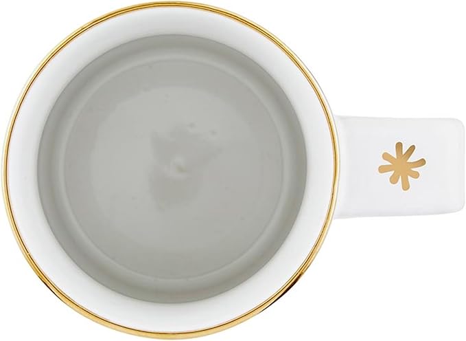 Santa Barbara Design Studio Holiday Ceramic Mug with Gold Foil Detail, 16-Ounces, Wonderful Time