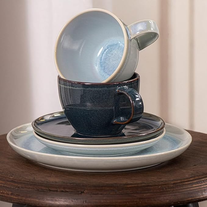 like. by Villeroy & Boch Crafted Denim coffee cup, 247 ml, blue