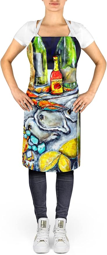 Caroline's Treasures Apron Cooking Kitchen Server Baking Crafts Gardening for Adult Women Men, Unisex, Large, Multicolor