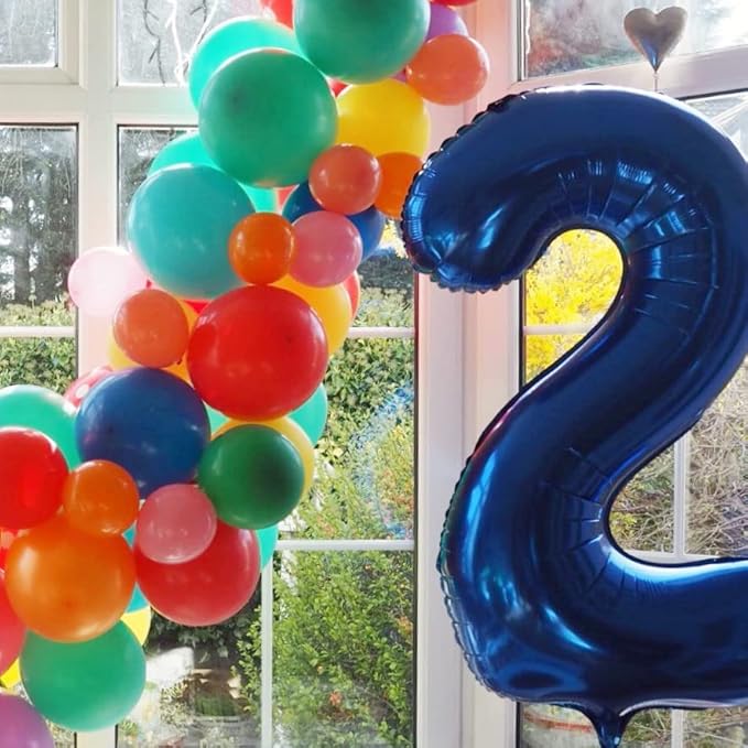 Number Balloons 40 Inch, Dark Blue 29 Balloon Numbers for Women Men 29th Birthday Party Supplies Anniversaries Graduation, Photo Prop Decoration