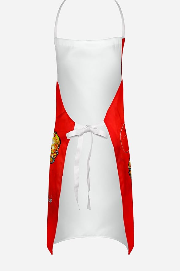 Caroline's Treasures Seafood Sandwich Crab Shrimp Crawfish Apron Cooking Kitchen Server Baking Crafts Gardening for Adult Women Men, Unisex, Large, Multicolor