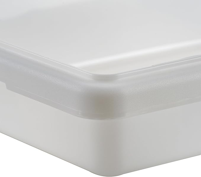Winco Commercial Food Storage Box/Tote for Restaurant, 12" x 18" x 3"