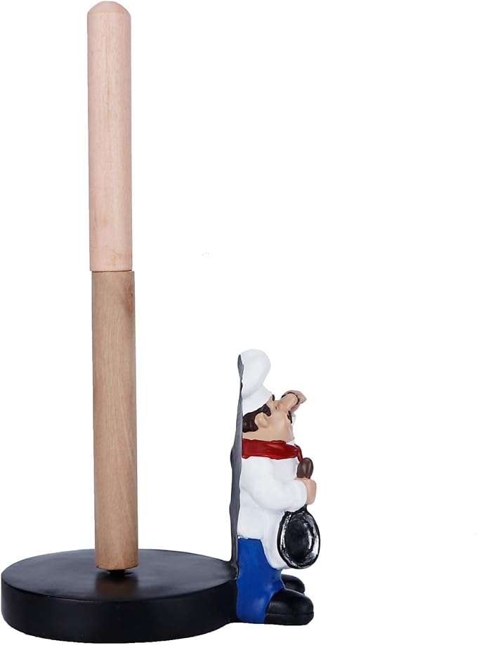 Double Layer Towel Holder Crafts Display for Kitchen Shop Restaurant Decoration