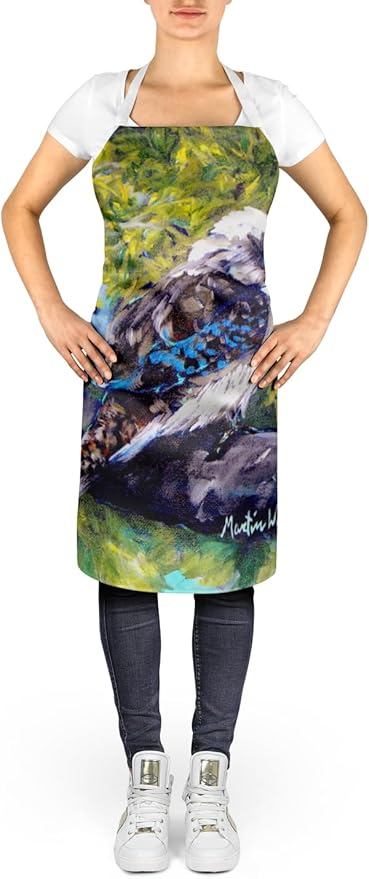 Caroline's Treasures G'Day Mate Bird Apron Cooking Kitchen Server Baking Crafts Gardening for Adult Women Men, Unisex, Large, Multicolor