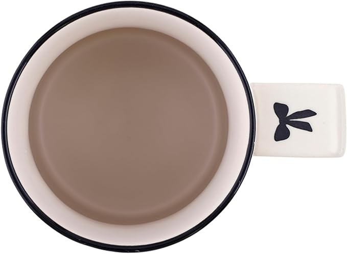 Santa Barbara Design Studio Holiday Ceramic Mug with Gold Foil Detail, 16-Ounces, Little Tree