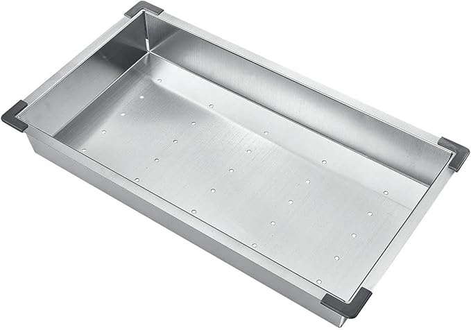 Starstar 18.875" Stainless Steel Colander For Kitchen Sink