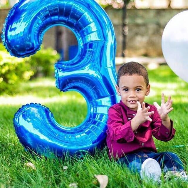 Big 23 Balloons Number, 40 Inch 32 Balloon for Women Men, Dark Blue Number Ballons for Birthday, Party, Wedding, Anniversaries, Celebration Party, Graduation