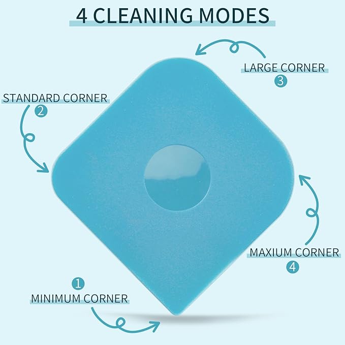 Premium Kitchen Pan Scraper Dish Scraper Tool, 5 Pack Plastic Pot Scraper Food Scraper Nylon Scraper, Non-Scratch Cast Iron Scraper Plastic Scraper Tool for Pan Pot Skillet Dish Burnt Food Cleaning